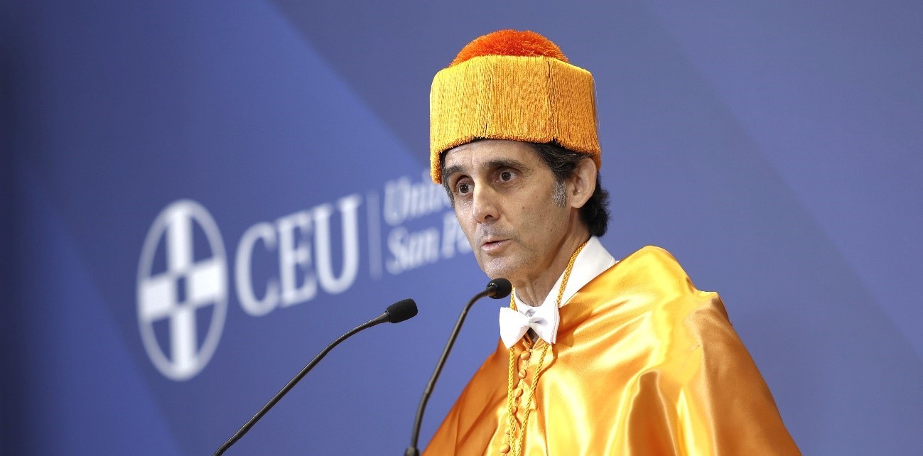 José María Álvarez-Pallete, presidente ejecutivo de Telefónica, investido Doctor Honoris Causa por la Universidad CEU San Pablo